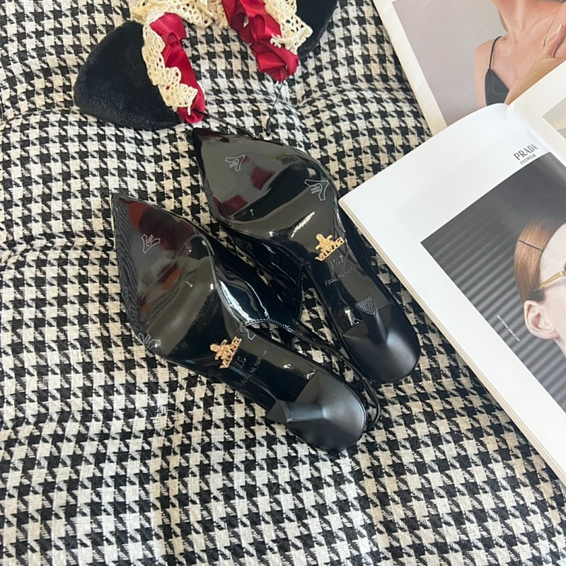 MPS7 Synthetic Leather Heel 7CM Women shoes 35-40 With box