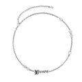 X729   Men's and women's titanium steel necklace jewelry