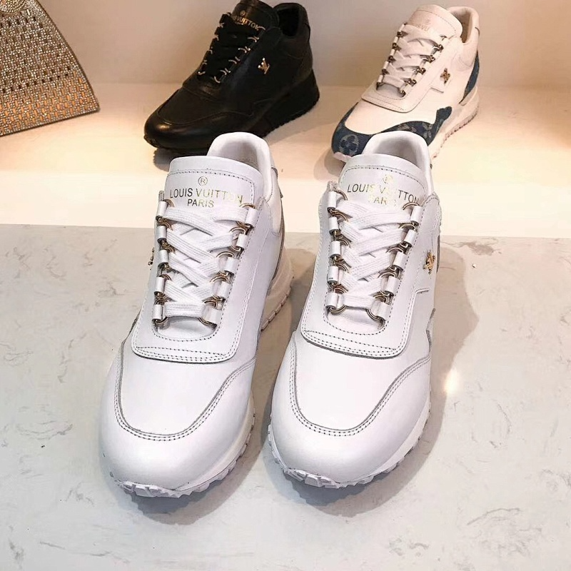 OLS41 Leather women 35-42 And men 40-46 sneakers shoes With box