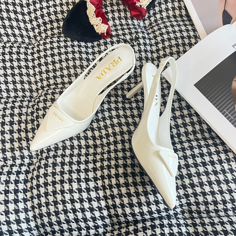 MPS7 Synthetic Leather Heel 7CM Women shoes 35-40 With box
