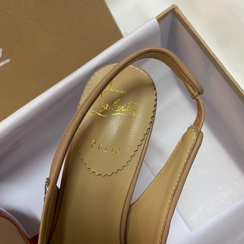 OCLS1 Real Leather 6.5CM Heel Women 35-43 Cowhide shoes With box