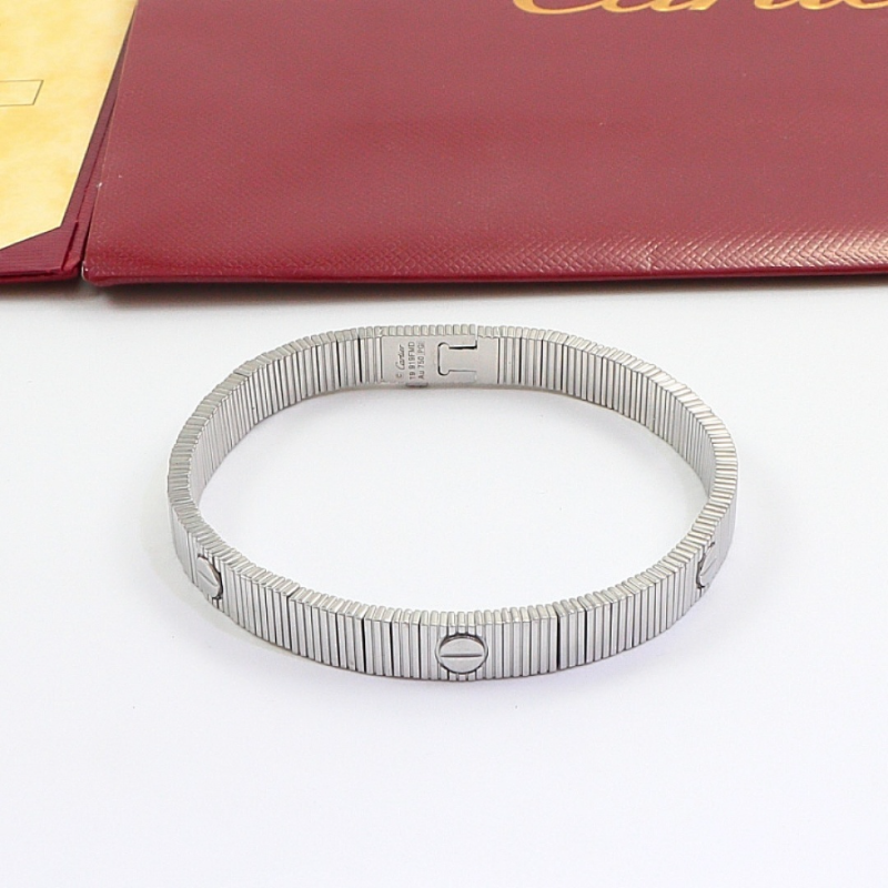 CAB58 316L steel and gold plated jewelry Fashion couple bracelet  for men and women