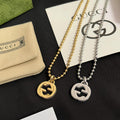 X582 Women's new fashion titanium steel necklace  jewelry