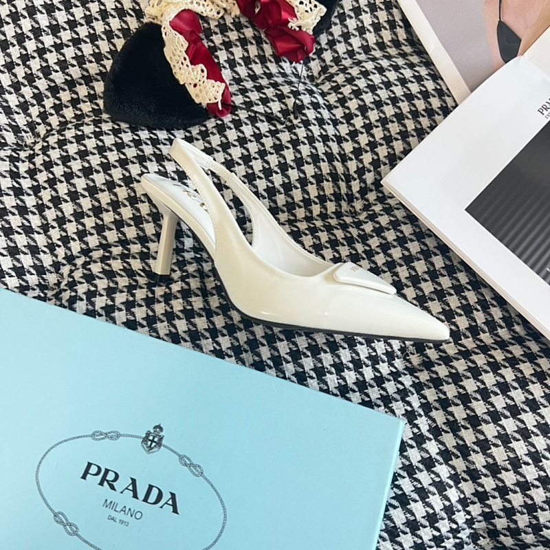 MPS7 Synthetic Leather Heel 7CM Women shoes 35-40 With box
