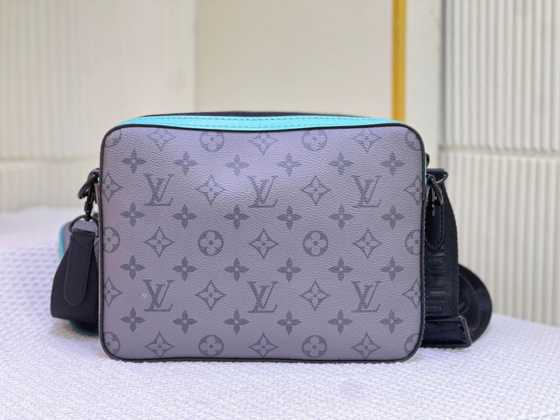 LLP88 Men  Leather Bag 25-18.5-7CM Shoulder Bags