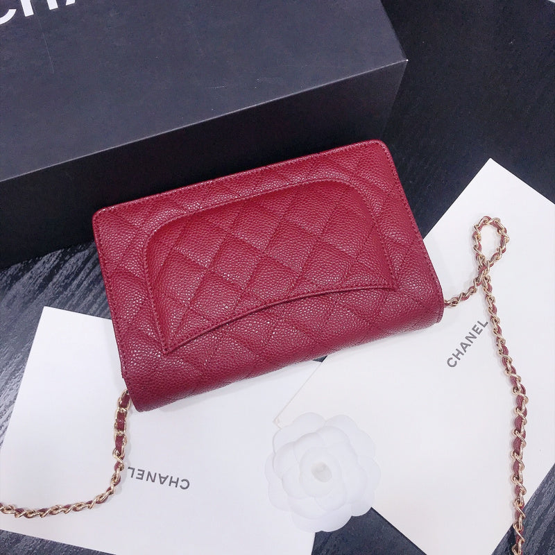 XCP016 Bag leather 19-13-4CM Bag Gold