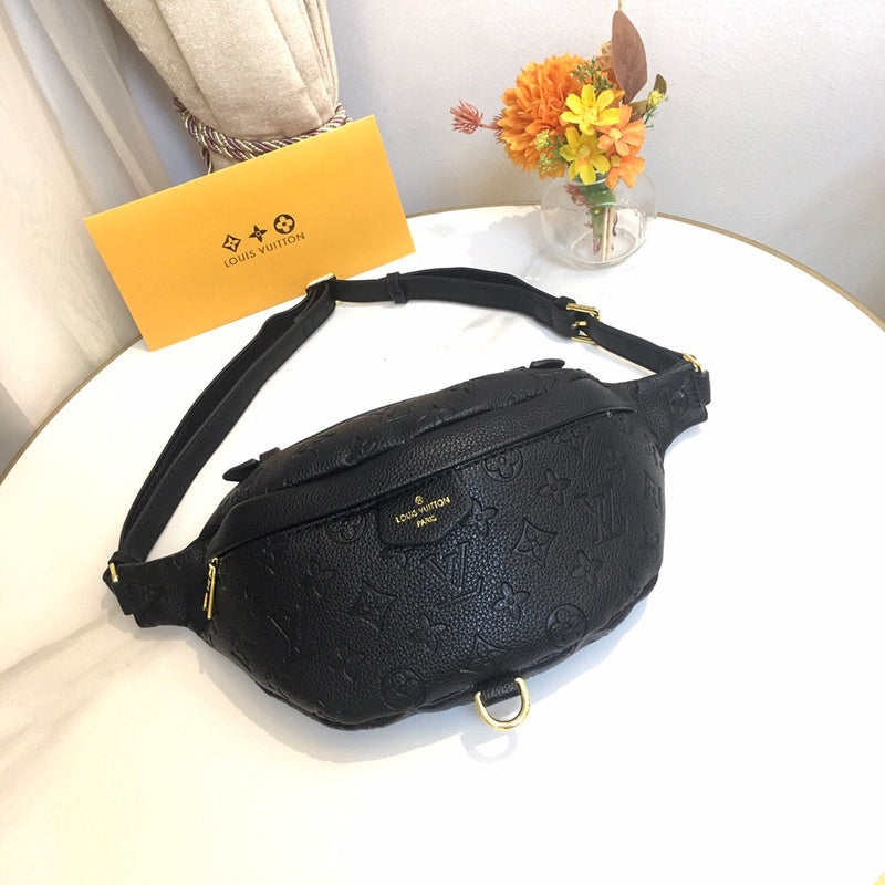 LLP13 Leather bag 37-14-13cm Belt  for women and men  bag