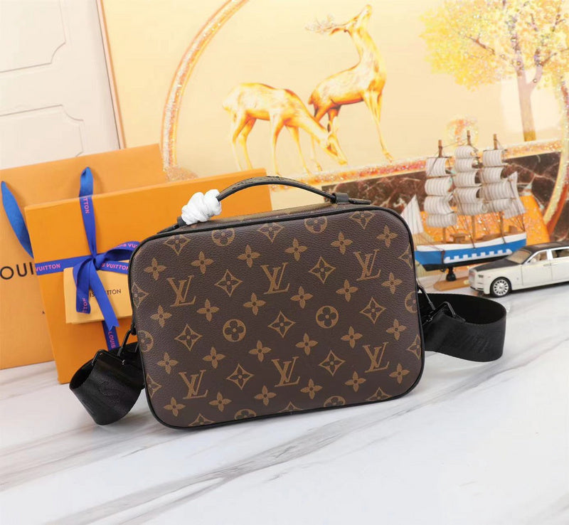 GLP066  High quality leather bag men bag  22 x 18 x 8CM for women and men