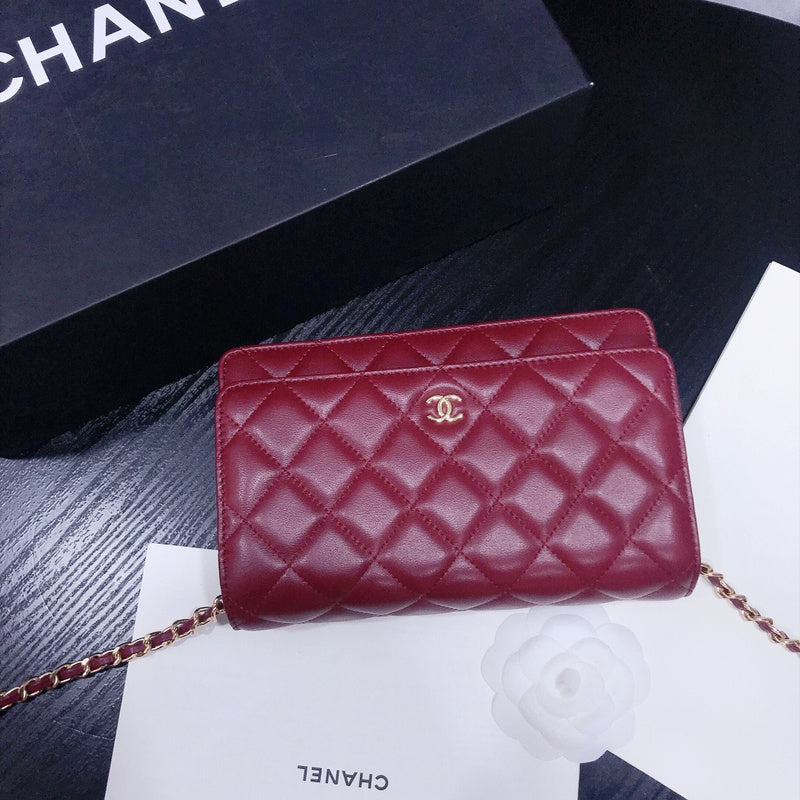 XCP018 Bag leather 19-13-4CM Bag Gold