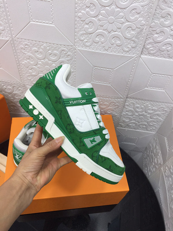 LLS1 High quality leather shoes women 35-41 or man 40-45 with box