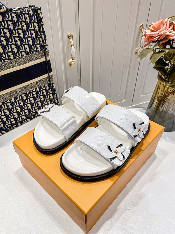 MLS11 Slippers Women Leather shoes 35-40 With box