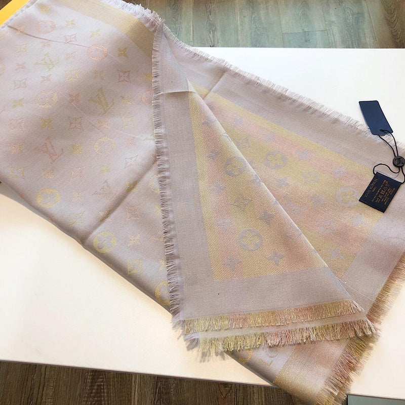 LSC3 Silk cotton 140-140CM scarf Can choose With box