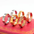 CAR23 Classic LOVE 6MM ring for lover  Jewelry