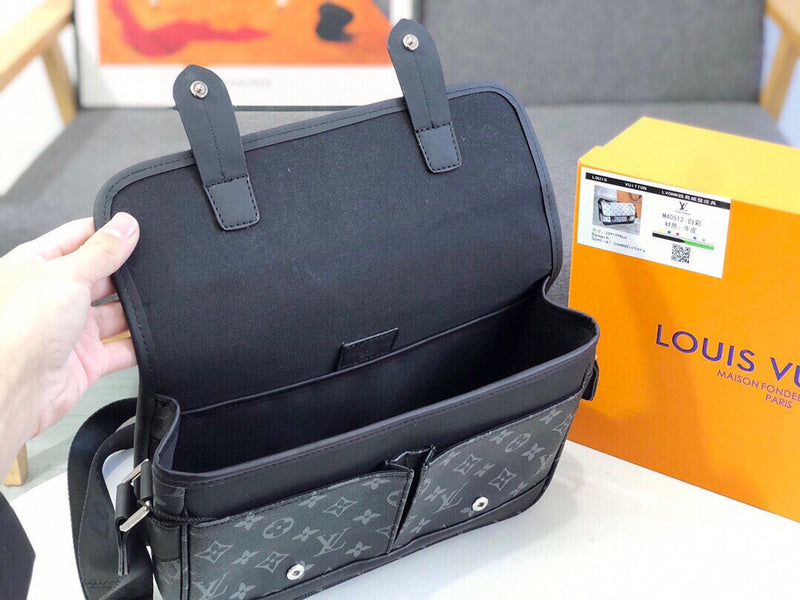 LLP09  Leather shoulder bag 28-18-9cm for women and men