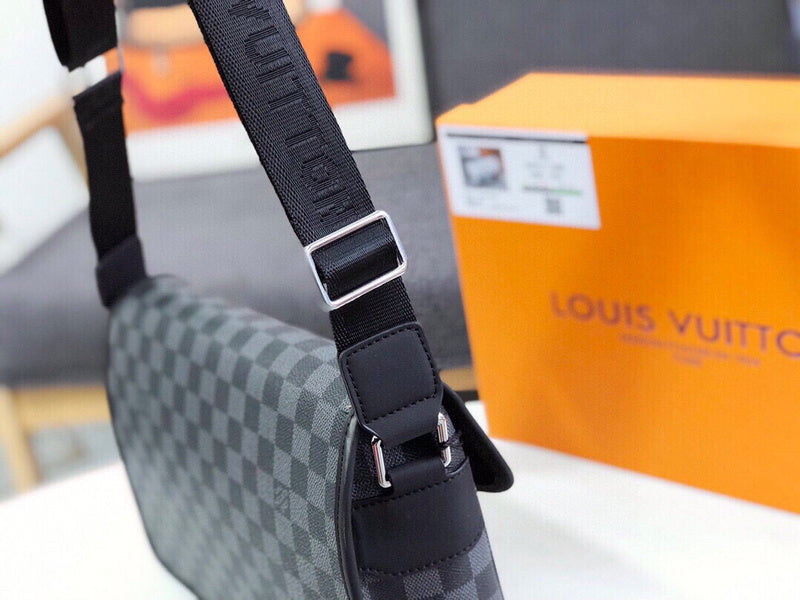 LLP09  Leather shoulder bag 28-18-9cm for women and men