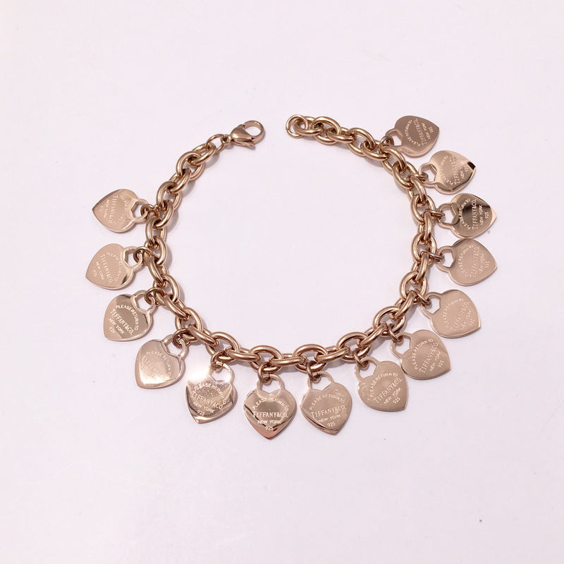 L155   Bracelet 316L steel plating gold Bangle Jewelry
