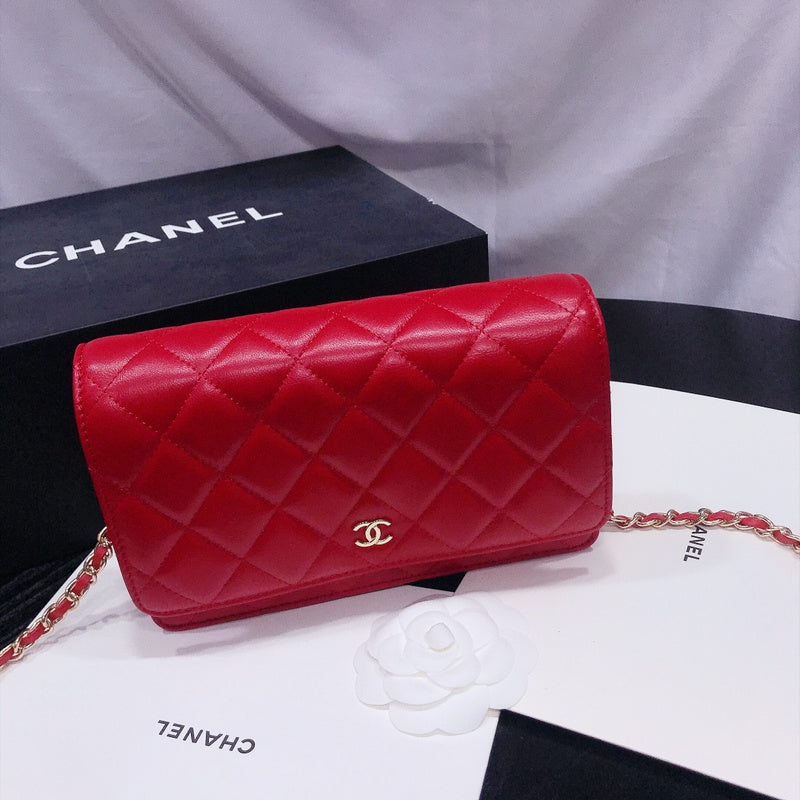 XCP018 Bag leather 19-13-4CM Bag Gold