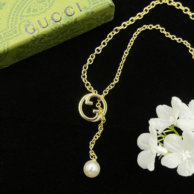 GN35  Necklace 316L steel plating gold Jewelry