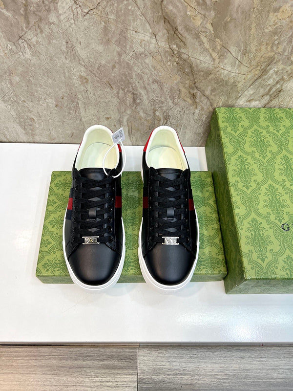 OGS15 Leather women 35-41 And men 40-45 shoes With box