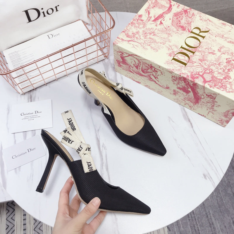 BDS1 High heels 1.5/6.5/10CM size 35-41 women leather shoes with box