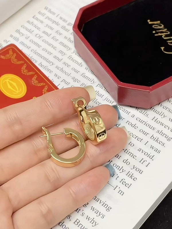 A1182  Women's Titanium Steel Earnail Jewelry