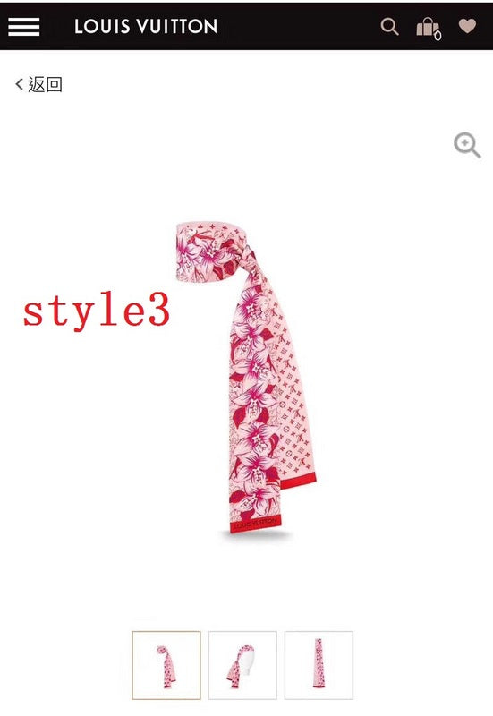 LSC41 Silk satin 8-120CM scarf for lady