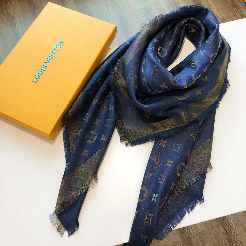 LSC3 Silk cotton 140-140CM scarf Can choose With box