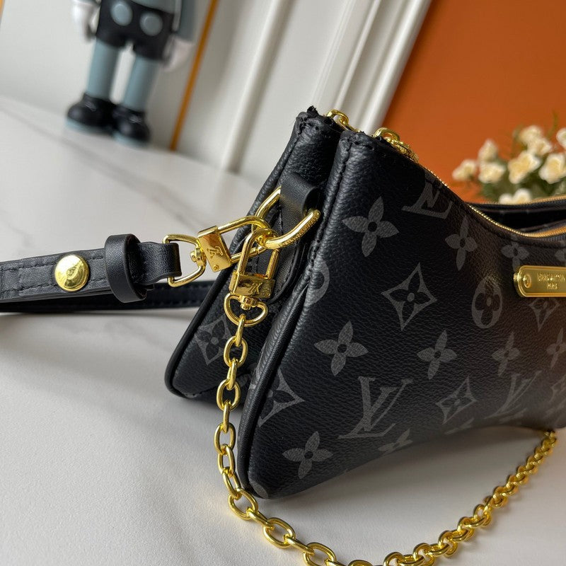 LLP08 Leather bag 24.5-13.5-6.5CM Denim Bags