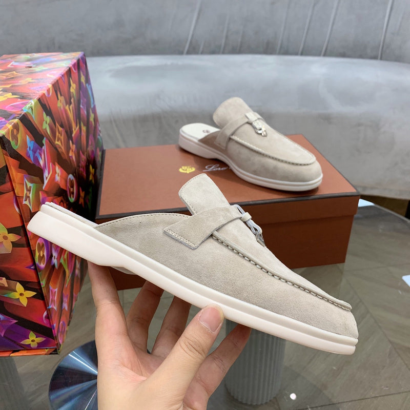 GLS19 Leather shoes Women35-42 Man40-45 Slipper with box