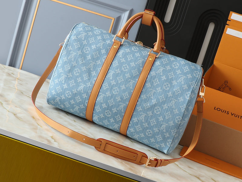 LLP201 Leather Bag 45-27-20CM Travel  for women and men  Bags