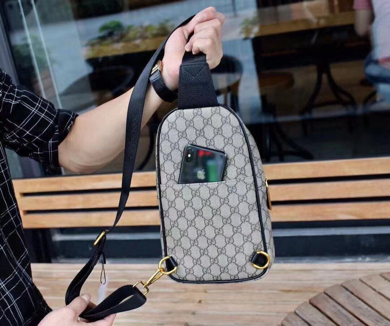 GGP22 Men Shoulder bag leather bag handbag 18-31-5CM