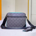 LLP88 Men  Leather Bag 25-18.5-7CM Shoulder Bags