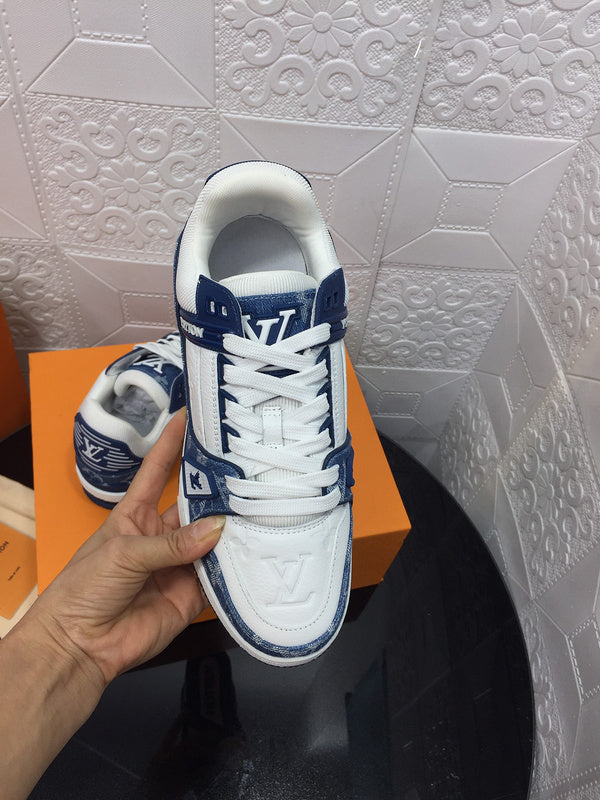 LLS1 High quality leather shoes women 35-41 or man 40-45 with box