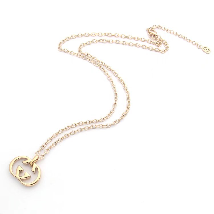 GN03   Letter Pendant Necklace Jewelry