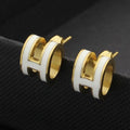 HE04 Fashion New Style Earring Jewelry H earring for women