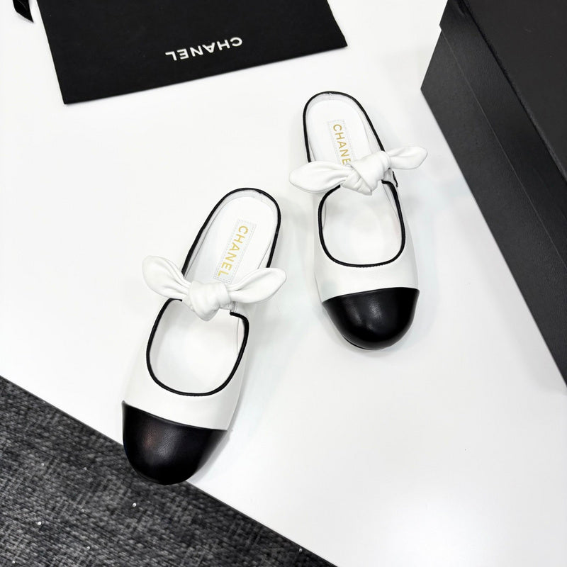 MBCS11 Leather Slippers Size 35-40 Shoes with Box