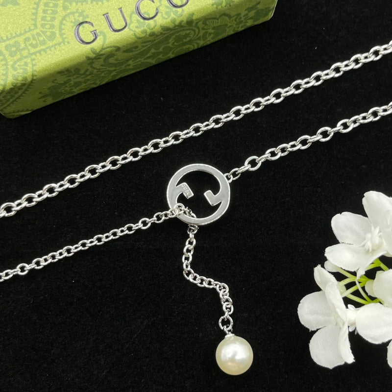 GN35  Necklace 316L steel plating gold Jewelry