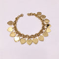 L155   Bracelet 316L steel plating gold Bangle Jewelry