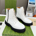 HJGS1 Leather Shoes Women 35-41 with box