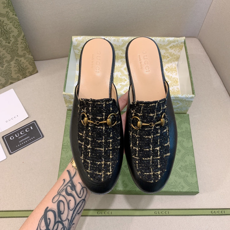MJGS20 Leather slipper Women shoes 35-43 With box