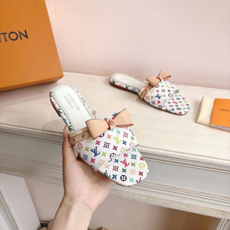 SHLS1 Women slipper Leather Shoes 35-43 with box