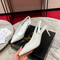 OCLS1 Real Leather 6.5CM Heel Women 35-43 Cowhide shoes With box