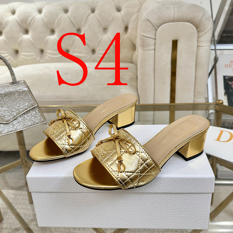 SHDS11 Women 5.5CM Heel slipper Shoes 35-42 with box